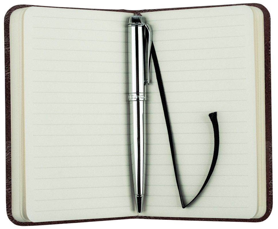 Notizbuch Pocket Format (gebunden) | Echtleder | VINTAGE dunkelbraun